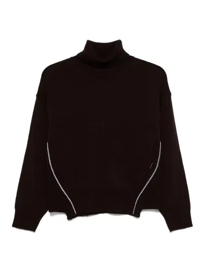 ALPHA STUDIO MERINO WOOL TURTLENECK SWEATER