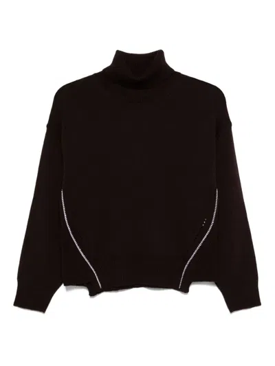 ALPHA STUDIO MERINO WOOL TURTLENECK SWEATER
