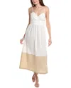 Alpha Studio Midi Dress In White
