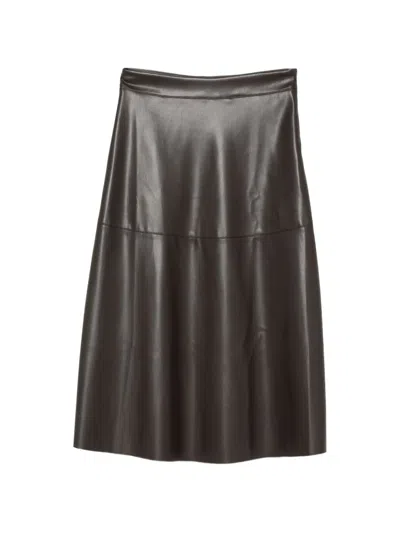Alpha Studio Panelled Midi Skirt In Multi
