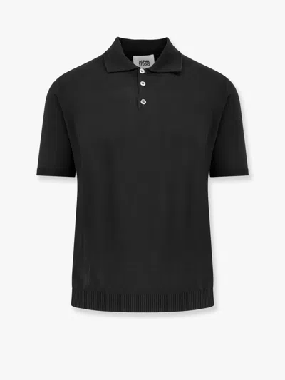 Alpha Studio Polo Shirt In Black