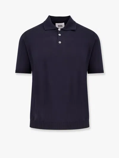 Alpha Studio Polo Shirt In Blue