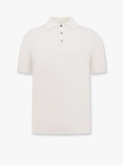 Alpha Studio Polo Shirt In White