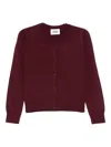 Alpha Studio Rebecca Cardigan In Red