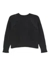 Alpha Studio Ribbed Sweater In Gray