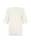 Alpha Studio Ribbed-knit Top In Neutral
