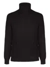 Alpha Studio Roll-neck Sweater In Black