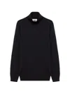 Alpha Studio Roll-neck Wool Sweater In Multi