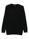 Alpha Studio Round-neck Jumper In Black