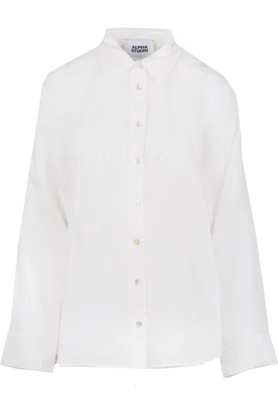 Alpha Studio - Shirt - 471123 - Vanilla In Vaniglia
