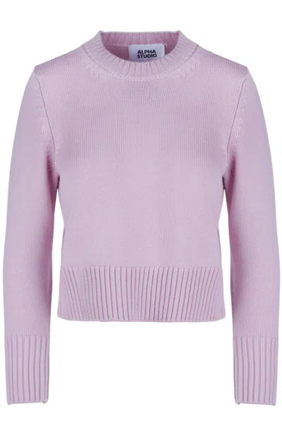 Alpha Studio - Shirt - 480259 - Pink In Purple