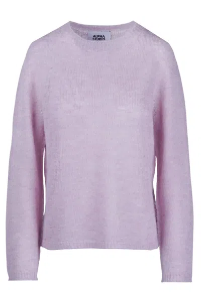 Alpha Studio - Shirt - 480268 - Pink In Purple