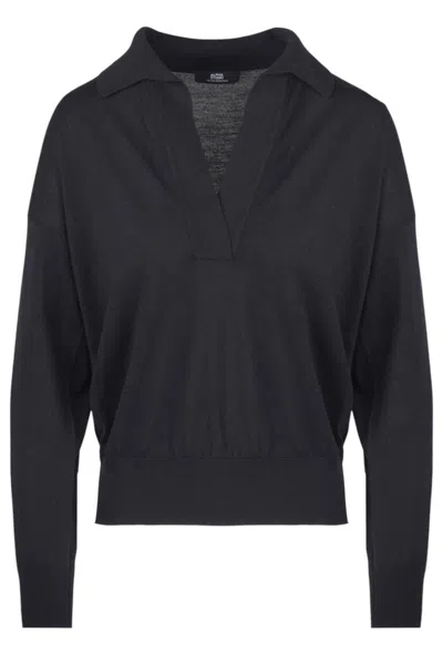 Alpha Studio - Shirt - 480272 - Black In Blue