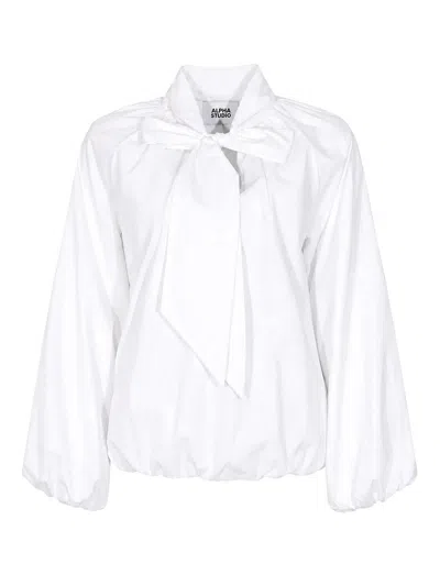 Alpha Studio Shirt In White