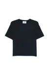 Alpha Studio Crew-neck T-shirt In Blue