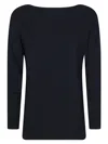 Alpha Studio Stretch Cotton Mini T-shirt For Women In Blue