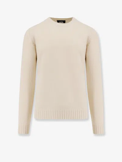 Alpha Studio Sweater In White