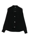 Alpha Studio V-neck Knit Sweater In Merino Wool In Black