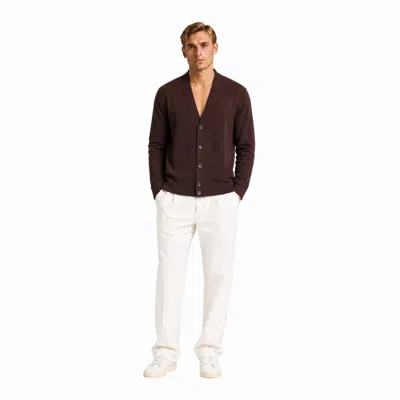 Alpha Studio Sweaters In Marrone Marrone