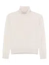 Alpha Studio Turtleneck Sweater In Neutral