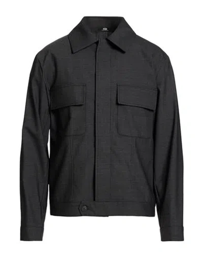 Alpha Studio The Fine Essentials Man Jacket Charcoal Size 44 Virgin Wool, Elastane In Gray