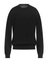 Alpha Studio The Fine Essentials Man Sweater Black Size 44 Merino Wool