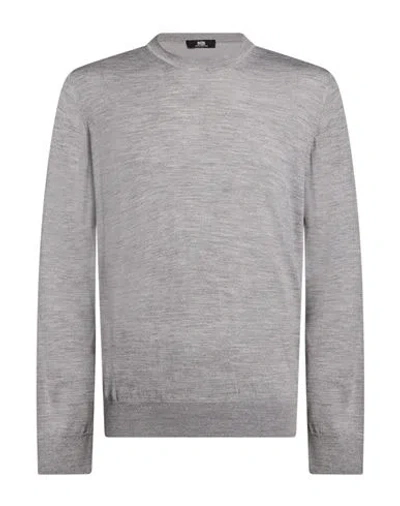 Alpha Studio The Fine Essentials Man Sweater Grey Size 44 Merino Wool In Gray