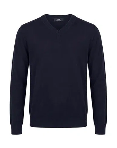 Alpha Studio The Fine Essentials Man Sweater Midnight Blue Size 42 Merino Wool
