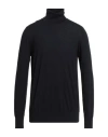 Alpha Studio The Fine Essentials Man Turtleneck Midnight Blue Size 46 Merino Wool