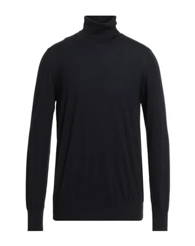 Alpha Studio The Fine Essentials Man Turtleneck Midnight Blue Size 46 Merino Wool