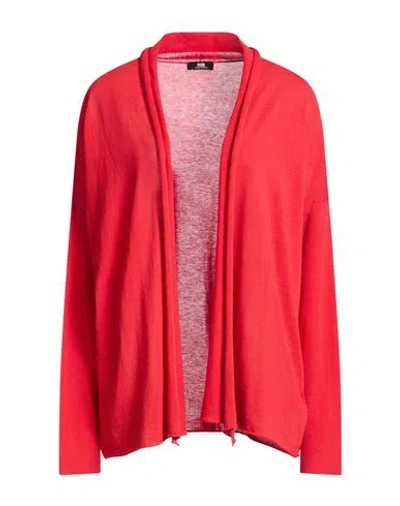 Alpha Studio The Fine Essentials Woman Cardigan Red Size 12 Sea Island Cotton