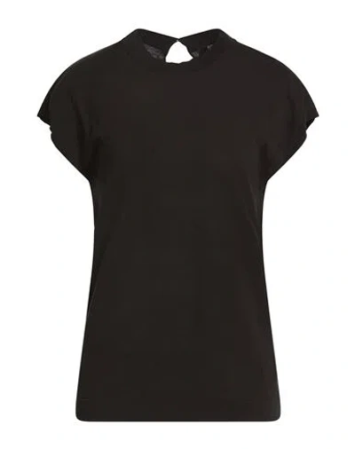 Alpha Studio The Fine Essentials Woman Sweater Dark Brown Size 8 Cotton