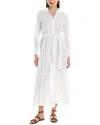 ALPHA STUDIO ALPHA STUDIO TIERED SHIRTDRESS