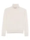 Alpha Studio Turtleneck Sweater In Multi
