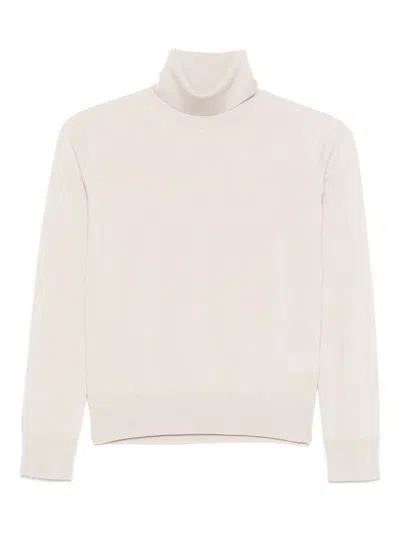 Alpha Studio Turtleneck Sweater In Multi