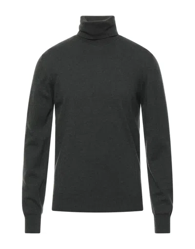 Alpha Studio Turtlenecks In Dark Green