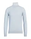 Alpha Studio Turtlenecks In Sky Blue