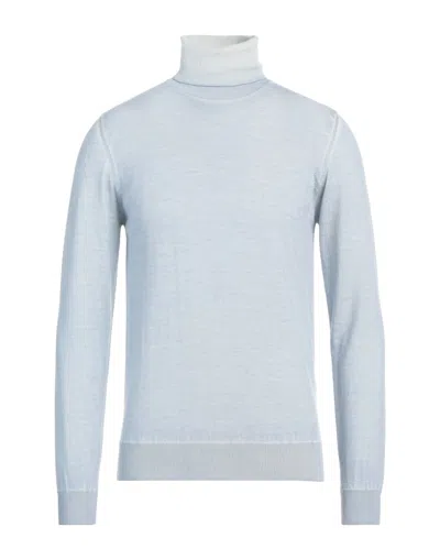 Alpha Studio Turtlenecks In Sky Blue