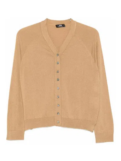 Alpha Studio Ury Cardigan In Beige