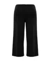 Alpha Studio Wide-legged Casual Pants In Black