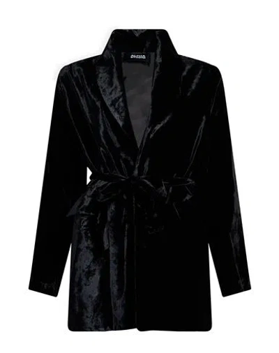 Alpha Studio Woman Blazer Black Size 6 Polyester In Multi