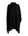 Alpha Studio Woman Cape Black Size Onesize Wool