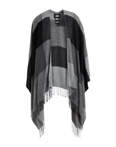 Alpha Studio Woman Cape Grey Size Onesize Acrylic