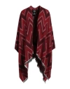 Alpha Studio Woman Cape Red Size Onesize Acrylic In Red