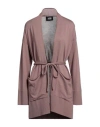 Alpha Studio Woman Cardigan Pastel Pink Size 8 Merino Wool