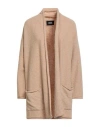 Alpha Studio Woman Cardigan Beige Size 10 Wool, Polyamide