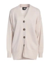 Alpha Studio Woman Cardigan Beige Size 12 Merino Wool