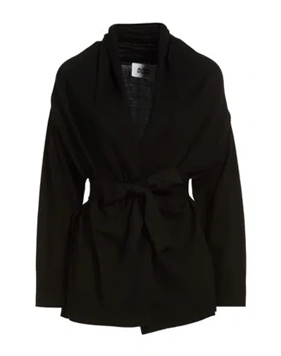 Alpha Studio Woman Cardigan Black Size 10 Cotton