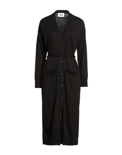 Alpha Studio Woman Cardigan Black Size 10 Cotton