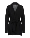 Alpha Studio Woman Cardigan Black Size 10 Merino Wool In Black